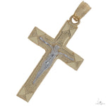 14K Yellow Gold Jesus Pendant 69779 - Image 3