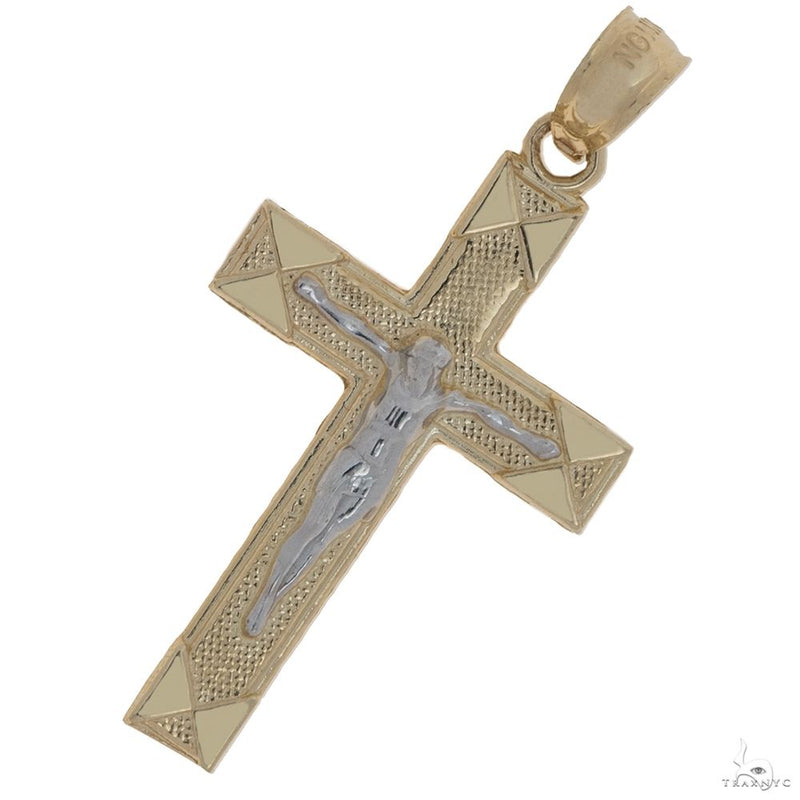 14K Yellow Gold Jesus Pendant 69779 - Image 3