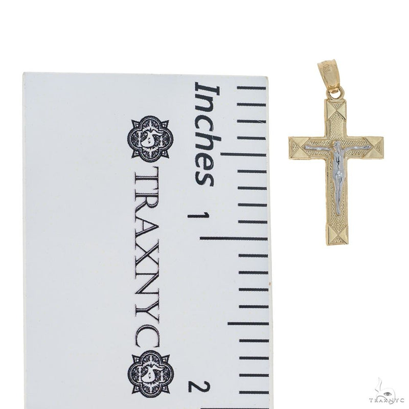 14K Yellow Gold Jesus Pendant 69779 - Image 4