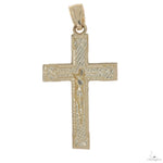 14K Yellow Gold Jesus Pendant 69779 - Image 6