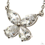 Diamond Butterfly Necklace (Lab) 69781 - Image 3