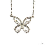 Diamond Butterfly Necklace (Lab) 69781 - Image 4