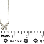 Diamond Butterfly Necklace (Lab) 69781 - Image 5