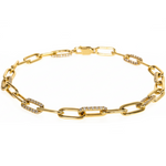 Paperclip Diamond Bracelet 69792
