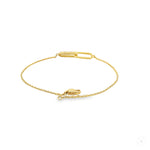 Paperclip Diamond Bracelet 69793