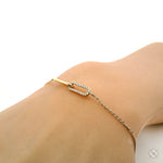 Paperclip Diamond Bracelet 69793