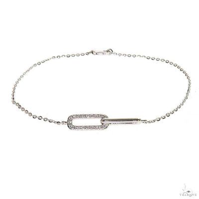 Paperclip Diamond Bracelet 69793 - Image 1