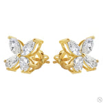 Diamond Butterfly Earrings (Lab) 69832 - Image 5