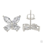 Diamond Butterfly Earrings (Lab) 69832 - Image 10