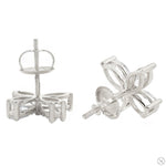 Diamond Butterfly Earrings (Lab) 69832 - Image 12