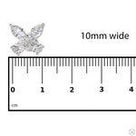 Diamond Butterfly Earrings (Lab) 69832 - Image 14