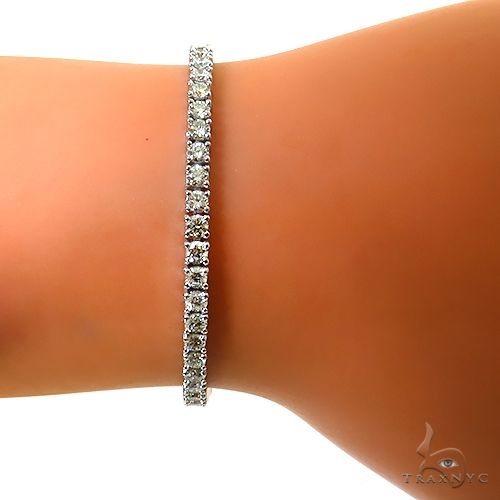 Diamond Tennis Bracelet 7.5 inches 3 mm 69853 - Image 6