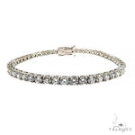 14K Gold Diamond Tennis Bracelet 8.5 inches 3.6 mm 69856 - Image 1