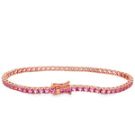 Diamond Blossom Tennis Bracelet 69886