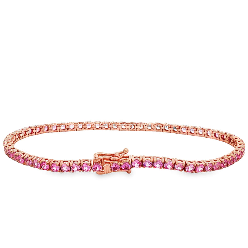 Diamond Blossom Tennis Bracelet 69886