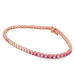 Diamond Blossom Tennis Bracelet 69886