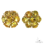 Sunshine Sparkle Flower Earrings Large 69901 - Image 1