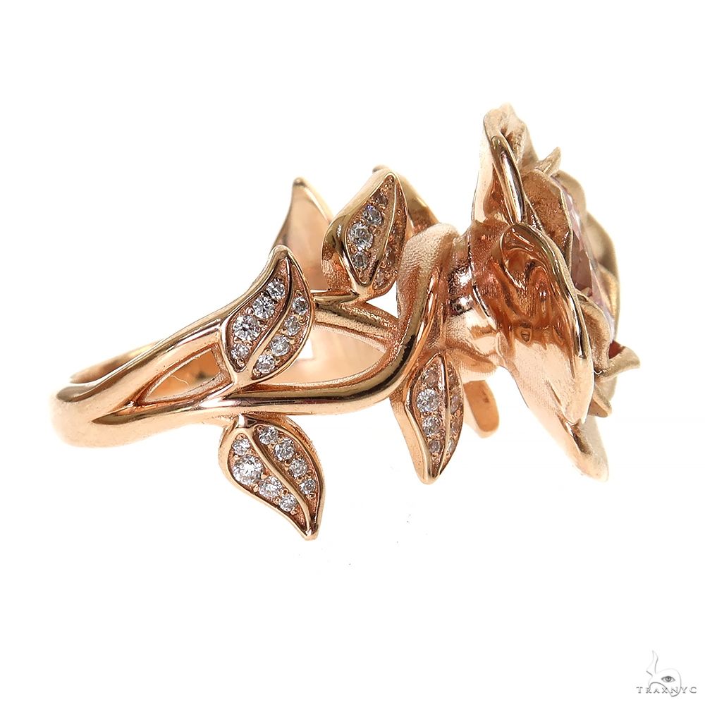 Portuguese Pink Radiance Rose Ring 69914 | TraxNYC
