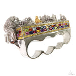 Gemstone Feast The Last Supper 4 Finger Ring 69921 - Image 4
