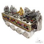 Gemstone Feast The Last Supper 4 Finger Ring 69921 - Image 5