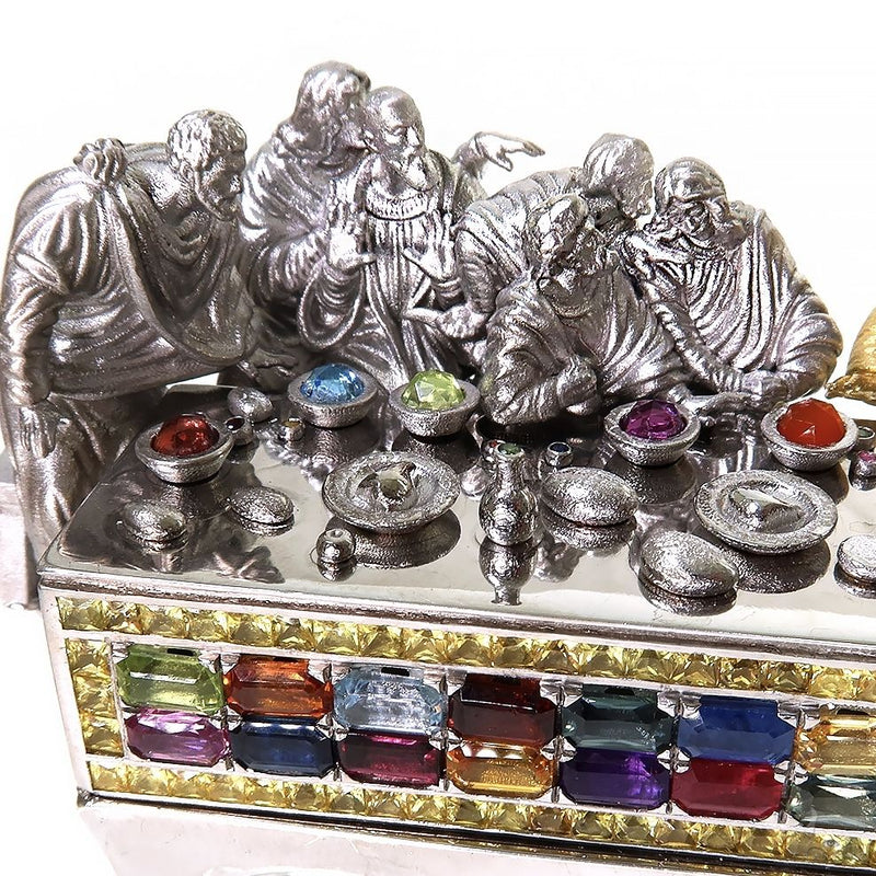 Gemstone Feast The Last Supper 4 Finger Ring 69921 - Image 7