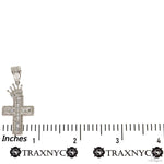 Baguette Diamond Crown Cross Pendant 69950 - Image 5