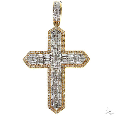 Baguette Diamond Cross Pendant 69955 - Image 1