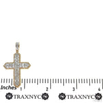 Baguette Diamond Cross Pendant 69955 - Image 5