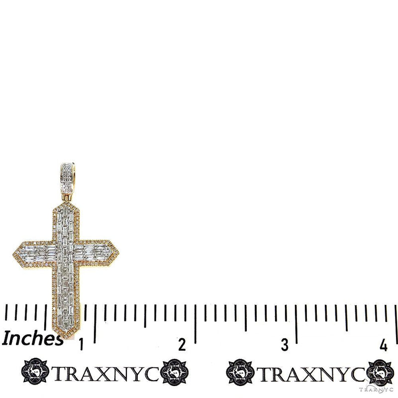 Baguette Diamond Cross Pendant, photo 6 of 8
