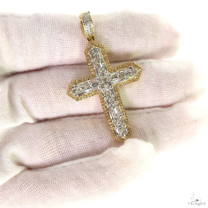 Baguette Diamond Cross Pendant, photo 8 of 8