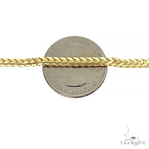 14k Yellow Gold Solid Franco Link Bracelet 2.9mm 8 Inches 69995 - Image 3