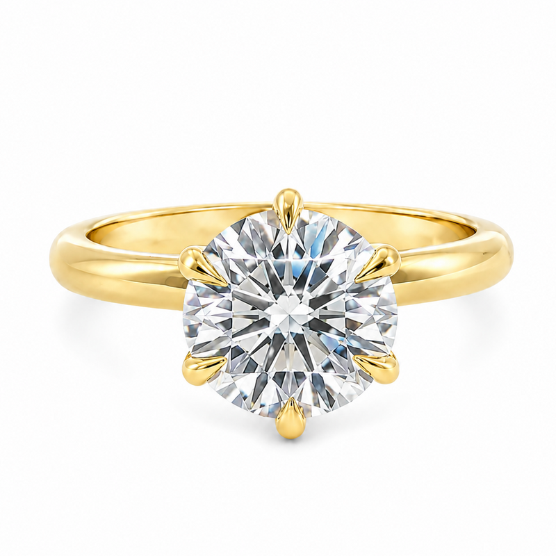 Audrey Six-Prong Diamond Engagement Ring 68943