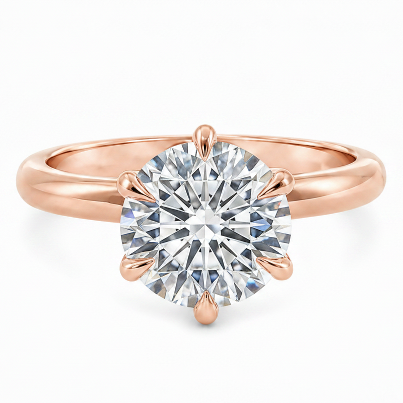 Audrey Six-Prong Diamond Engagement Ring 68943