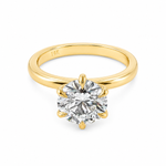 Audrey Six-Prong Diamond Engagement Ring 68943