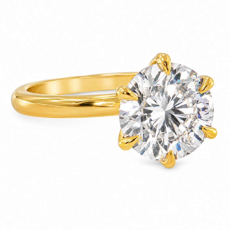 Audrey Six-Prong Diamond Engagement Ring 68943