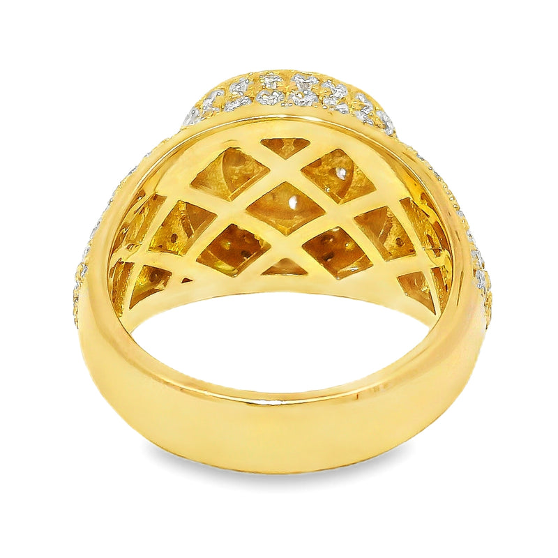 18K Royal Dome Diamond Ring 65454