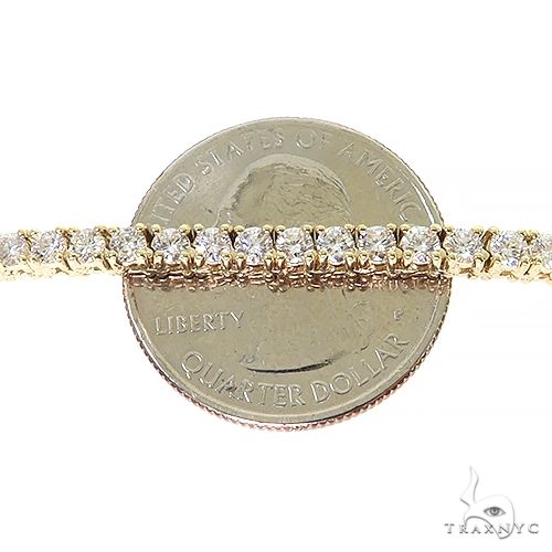 14K Gold tennis chain, 3.3 mm, photo 6 of 7