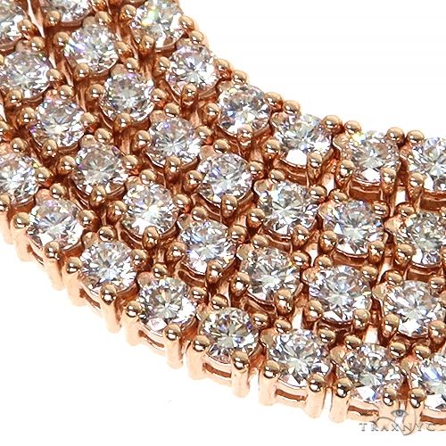 14K Gold tennis chain, 3.2 mm, photo 4 of 6
