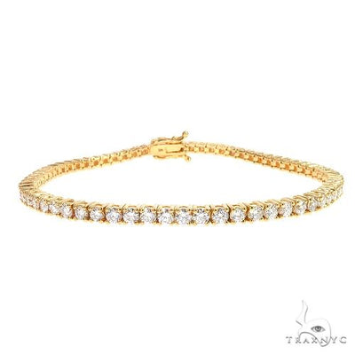 7 Pointer Parcel Diamond Tennis Bracelet 66785 - Image 1