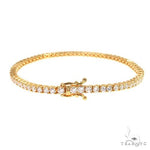 7 Pointer Parcel Diamond Tennis Bracelet 66785 - Image 2