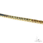 7 Pointer Rainbow Sapphire Tennis Bracelet 68573 - Image 3