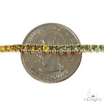 7 Pointer Rainbow Sapphire Tennis Bracelet 68573 - Image 4