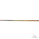 7 Pointer Rainbow Sapphire Tennis Bracelet 68573 - Image 7