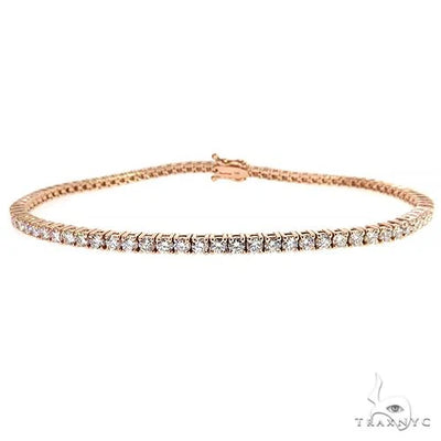 7 Pt natural diamond tennis bracelet – view 1 of 2, TraxNYC item 66785