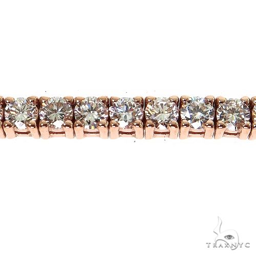 7 Pt Diamond Tennis Anklet Bracelet 68264 - Image 3