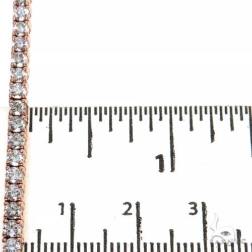 7 Pt Diamond Tennis Anklet Bracelet 68264 - Image 5