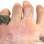 7 Row Fully Black Diamond Ring 23499 - Image 10