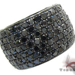 7 Row Fully Black Diamond Ring 23500 - Image 1
