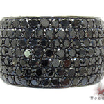 7 Row Fully Black Diamond Ring 23500 - Image 2