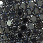 7 Row Fully Black Diamond Ring 23500 - Image 3